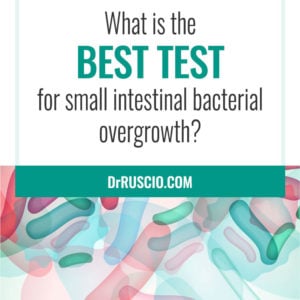 What is the best test for small intestinal bacterial overgrowth?