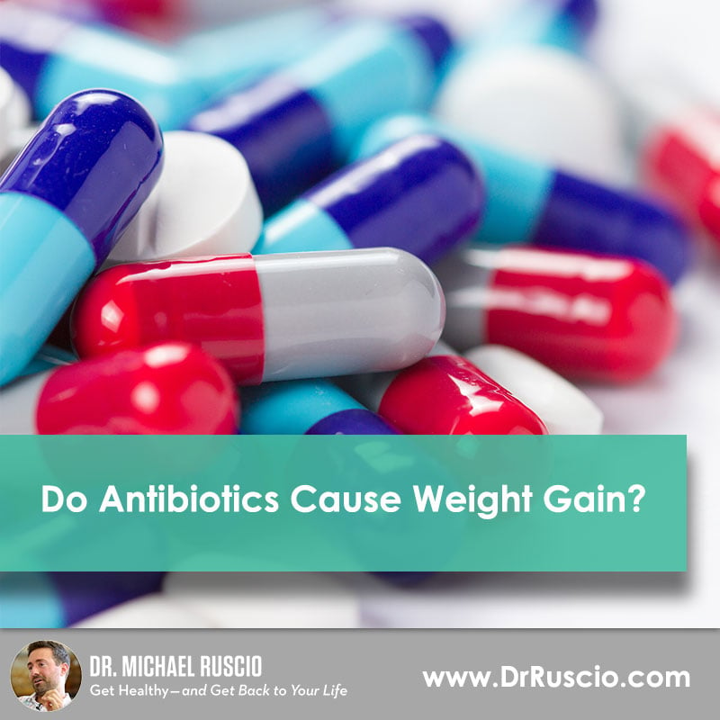 do antibiotics make you gain water weight