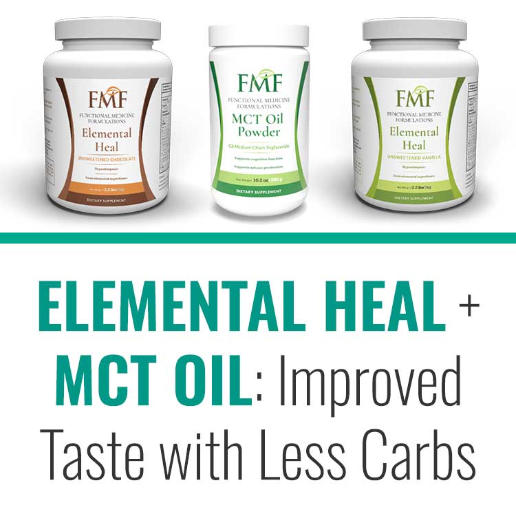 New Formula for Elemental Heal: Improved Taste with Less Carbs