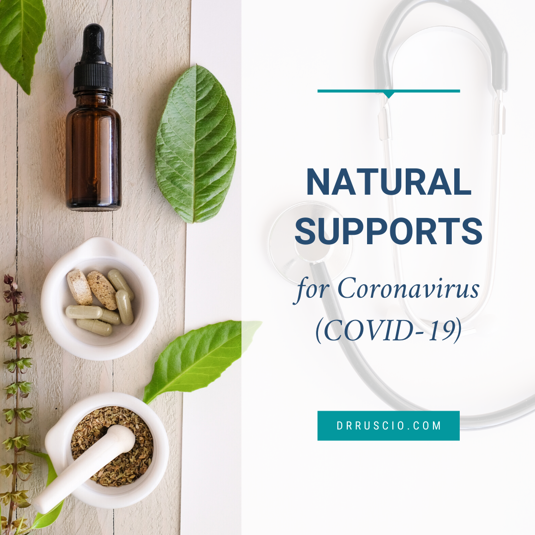 Natural Supports for Coronavirus (COVID19) Dr. Michael Ruscio, BCDNM, DC