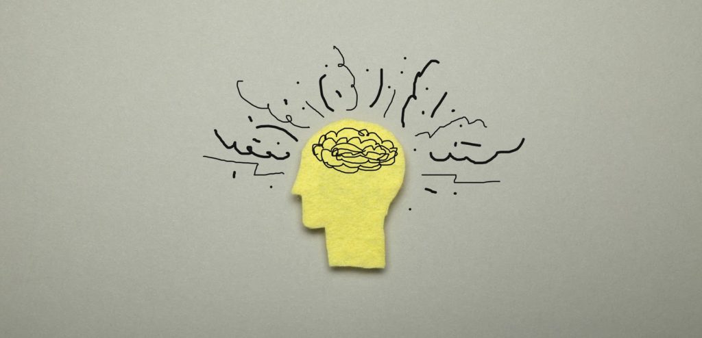 Illustration depicting brain fog