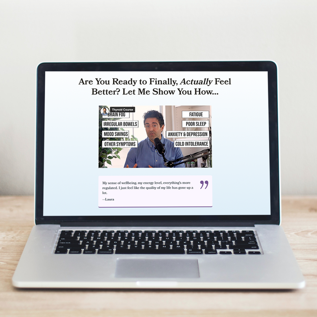 Dr. Ruscio, DC Resources - Thyroid course website graphic 1