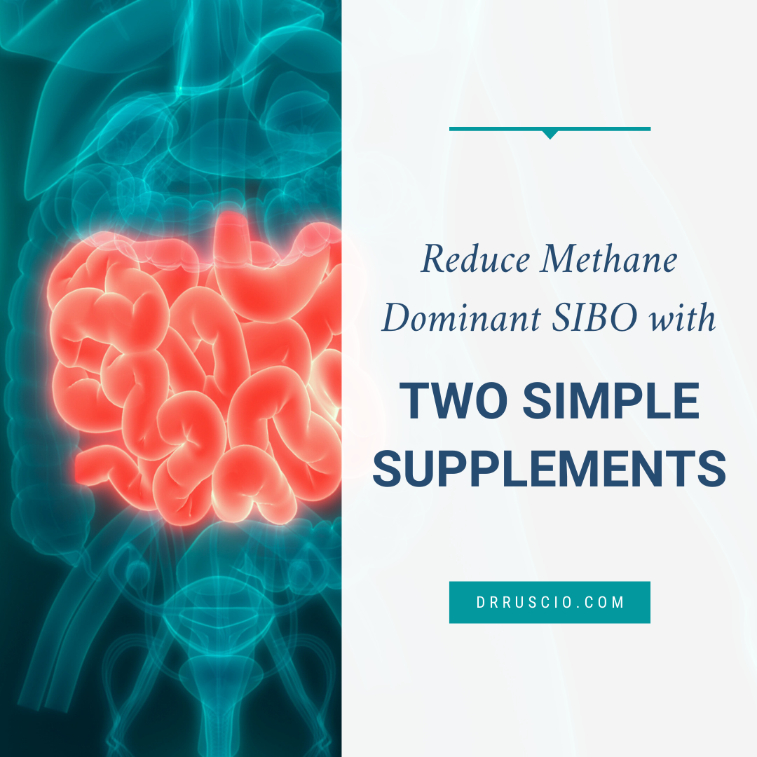 Reduce Methane Dominant SIBO with TWO Simple Supplements